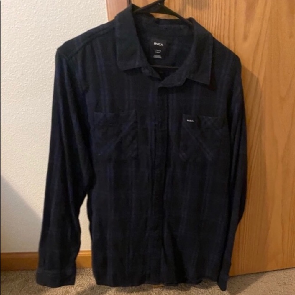 RVCA rare Men’s LARGE Payne flannel shirt